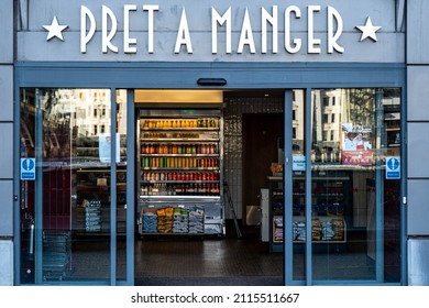 London England UK, 29 January 2022, Pret A Manger Retail Food Restaurant Chain Bankside Southwark London