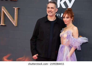 London, England, UK - August 15, 2022: Miguel Sapochnik And Carice Van Houten Attend The Red Carpet House Of The Dragon Premiere At Leicester Square Gardens. Credit: Loredana Sangiuliano