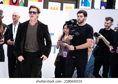 London, England, UK - July 20, 2022: Brad Pitt attends the Bullet Train UK Gala Screening at Cineworld Leicester Square. Credit: Loredana Sangiuliano