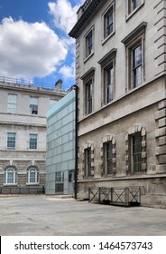 London, England / UK - June 22 2019: Maggie's Centre At St Bart's Hospital By Steven Holl Architects With JM Architects