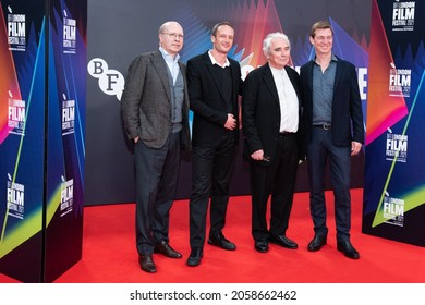 London, England, UK - October 16, 2021: Producers Jamal Zeinal Zade, Dan Wechsler, Simon Field and Andreas Roald attend the “MEMORIA” UK Premiere, 65th BFI London Film Festival at Royal Festival Hall.