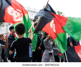 Afghanistan Protest - London, UK September 25, 2021