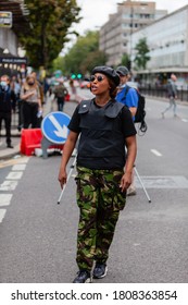 London, England/uk - August 30th 2020: Sasha Johnson Black Live Matter Activist And Organiser Of Million People March In London