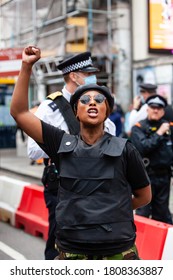 London, England/uk - August 30th 2020: Sasha Johnson Black Live Matter Activist And Organiser Of Million People March In London