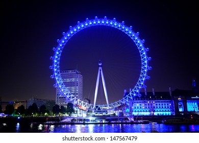 London Eye At The Night
