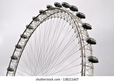 London Eye On A Cloudy Day