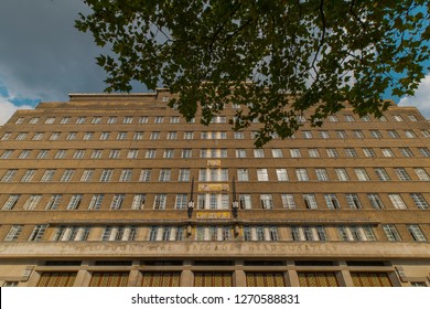 London Fire Brigade Building In Westminster, UK