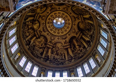 London, Great Britain - 06/04/2019: St. Pauls Cathedral, Interior