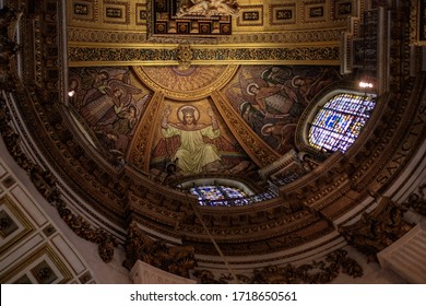 London, Great Britain - 06/04/2019: St. Pauls Cathedral, Interior