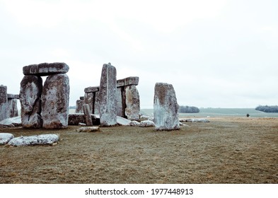 LONDON, GREAT BRITAIN: Scenic View Of Stone Prehistoric Monument Stonehedge