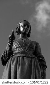 London, Greater London, UK, February 7th 2019, Statue To Florence Nightingale