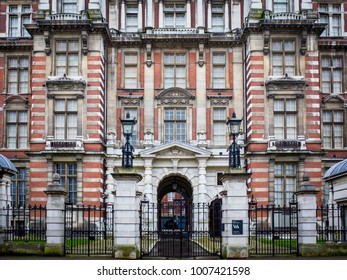 LONDON- JANUARY, 2018: Blythe House Archive In Hammersmith, West London. The V&A Museum, Science Museum And British Museum's Archive, Study And Research Centre. 