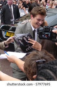 LONDON - JULY 1: Xavier Samuel At Twilight Eclipse Premiere July 1st, 2010 In Leicester Square London, England.