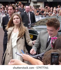 LONDON - JULY 1: Xavier Samuel At Twilight Eclipse Premiere July 1st, 2010 In Leicester Square London, England.