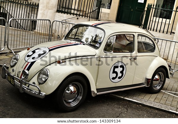 LONDON - JUN 23 : collection car (Herbie, from the\
movie \