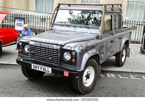 LONDON - JUN 23 : collection car (from the movie\
Skyfall) displayed at the \