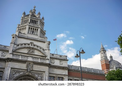 LONDON - JUNE 10 : Exterior View Of The Victoria And Albert Museum In London On June 10, 2015