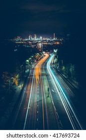 London - Long Exposure - City - Trails - Light Painting - Night - Summer - Lights