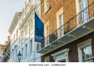 London. November 2018. A View Of Chatham House In London