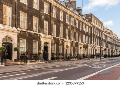 London. November 2018. A View Of Gower Street In London