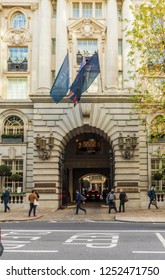 London November 2018. A View Of The Rosewood Hotel In London