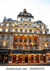 LONDON - OCT 30: Outside View Of Her Majesty's Theatre, Located On Haymarket, City Of Westminster, Since 1705, Designed By Charles J. Phipps, On Oct 30, 2012, London, UK.