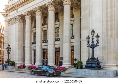 London. October 2018. A View Of The 4 Seasons Hotel At Tower Hill In London