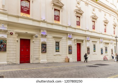 London October 2018. A View Of The Playhouse Theatre In London