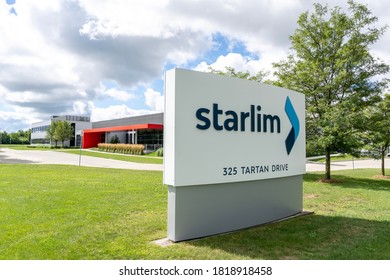 London, Ontario, Canada - August 30, 2020: Starlim Headquarters Is Shown In London, On, Canada On August 30, 2020, A Canadian Manufacturer Specializing In Liquid Silicone Injection Molding And Tool.