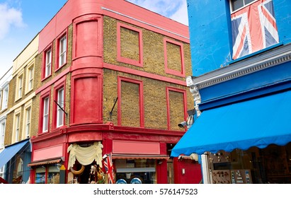 London Portobello Road Market In UK England