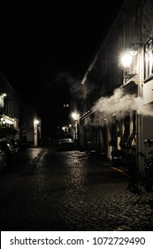 London Street At Night