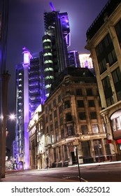 London Street At Night