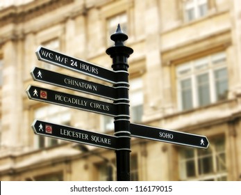 London Street Signpost