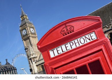 London, Telephone Box, Big Ben