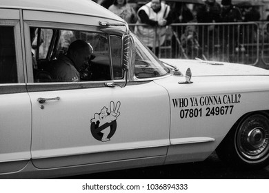 London / UK - 01.01.2017 : Ghost Busters At New Year`s Day Parade