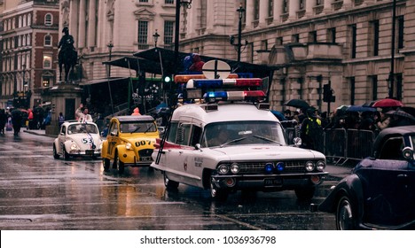 London / UK - 01.01.2017 : Ghost Busters At New Year`s Day Parade