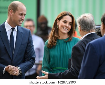 London, UK. 02 October, 2019. The Duke and Duchess of Cambridge attend a special event hosted by His Highness The Aga Khan at the Aga Khan Centre.