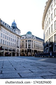 London, UK / 05.24.20: London's Famous Regent Street Empty In Lockdown