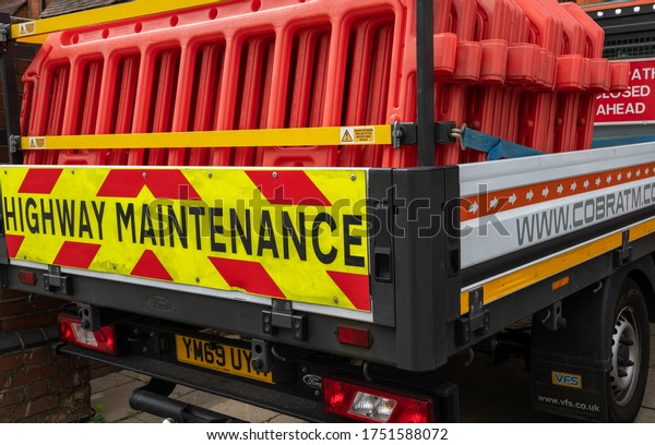 London Uk 06062020 Highway Maintenance Truck Stock Photo Edit Now 1751588072