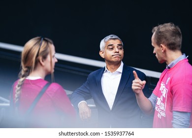 London / UK - 10/19/2019: Sadiq Khan At People's Vote March