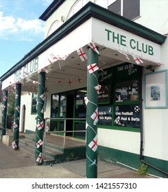 LONDON/ UK- 10th June 2019: Entrance To The Club, Live Sports And Music Bar, In Dagenham East London, Which Closed For The Last Time In 2018, After Being A Much Loved Venue By The Local Community