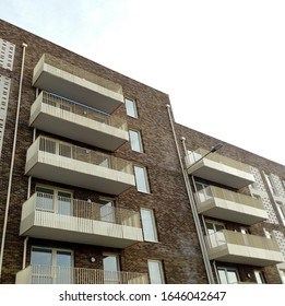 LONDON/ UK- 14th Feb 2020: New Apartments Near Completion, In Dagenham, London.