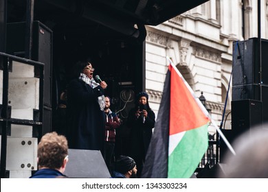 London / UK - 16/03/2019: Diane Abbot Speech At UN Anti-Racism Demonstration.