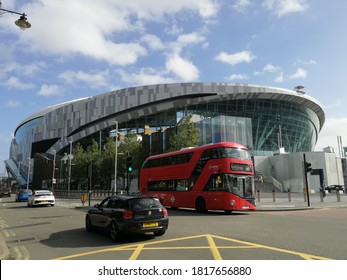 London, UK - 1/9/2020: Tottenham Hotspur Stadium Spurs (hotspur) Football Team On Tottenham High Road, Stadium Completed In 2018