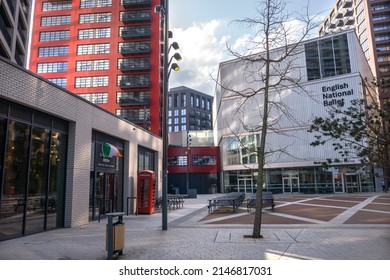 London, UK - 20 March 2022: English National Ballet, London City Island, Leamouth Pensinula, London