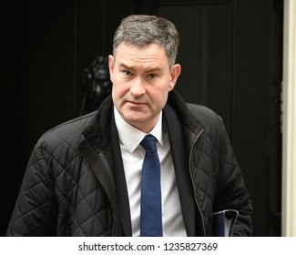 London, UK. 20 November, 2018. David Gauke MP, Lord Chancellor And Secretary Of State For Justice, Leaves The Weekly Cabinet Meeting, 10 Downing Street.