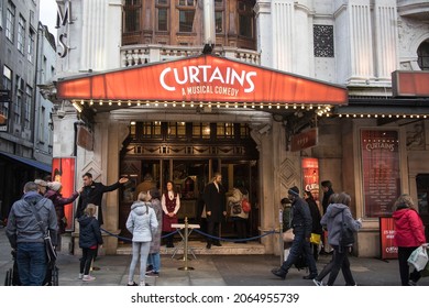 London, UK - 20 November 2020, West End Theatre And Off-West End Shows In London. Curtains Musical Comedy