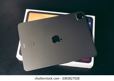 London, UK - 2021.11.27: Product Close-up Shot Of Ipad Pro 11 Inch Generation 2 