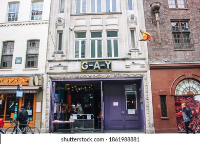 London, UK - 22 November 2020: G.A.Y Nightclub In Soho, London