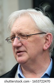 London, UK. 22nd February 2020. British Former Diplomat Craig Murray At The Don't Extradite Assange March, In Protest Of WikiLeaks Founder Julian Assange's Extradition To The USA. 